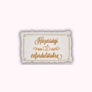 Házassági évfordulós cukortábla