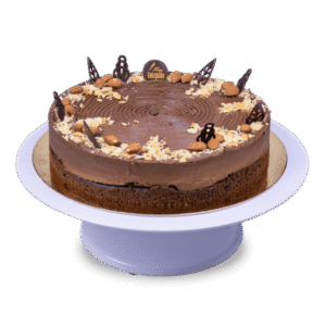 Mandulás csokoládé torta