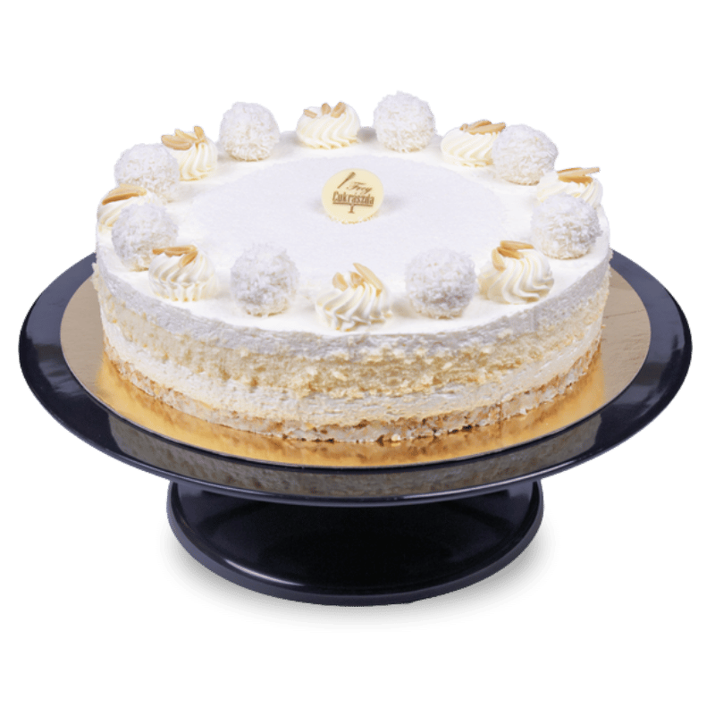 Kókuszos mandula tortaszelet