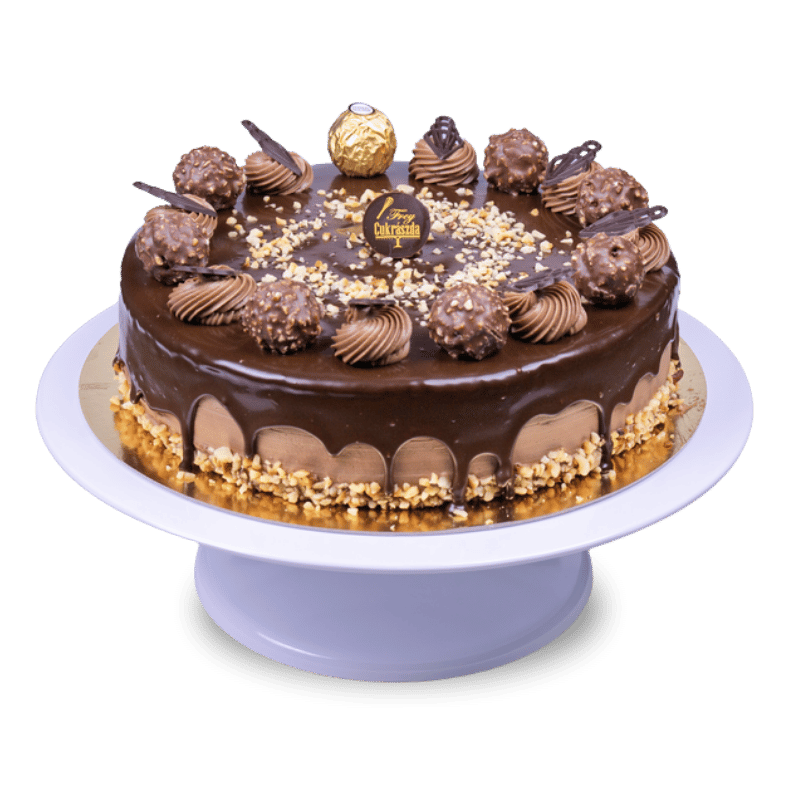 Mogyorós csokoládé torta
