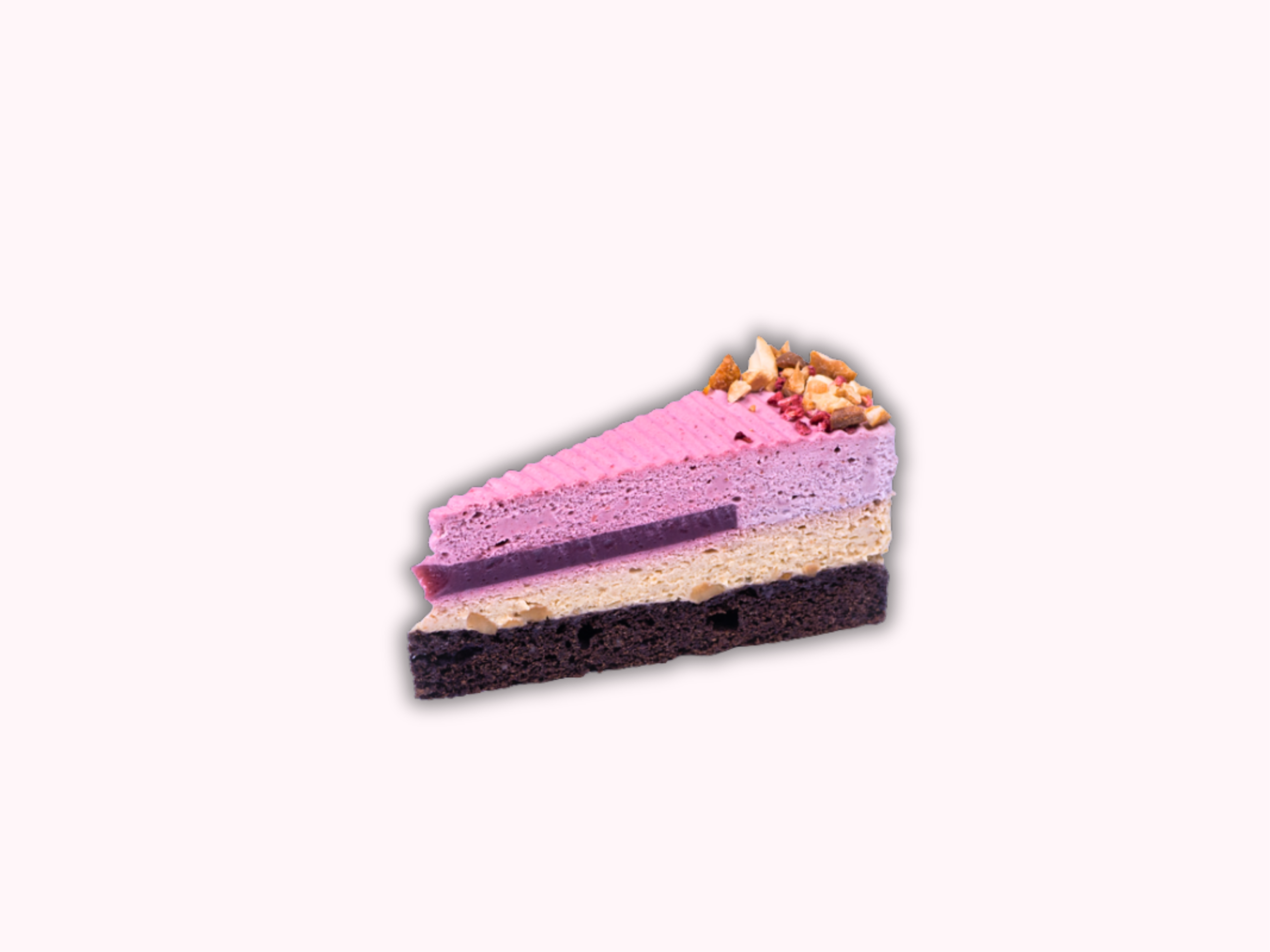 Erdei gyümölcsös kesudió tortaszelet